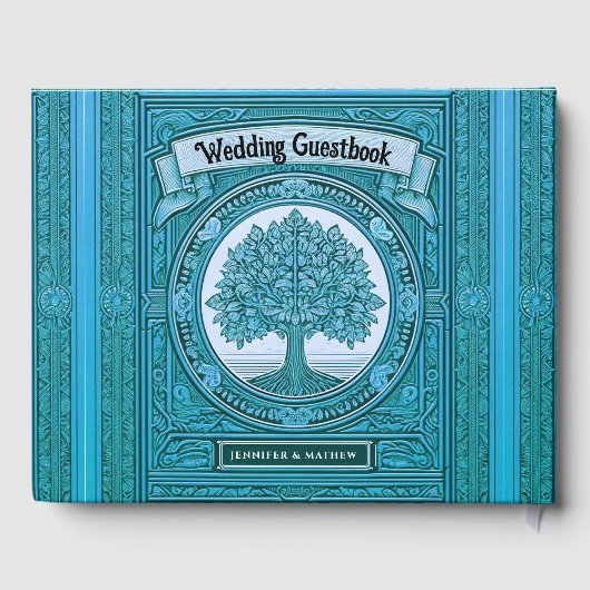 Modern klassiek gastenboek (Achterkant)