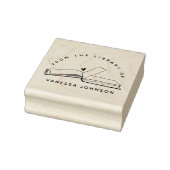 Modern klassiek gebruik uit het bibliotheekboek rubberstempel (Stempel)