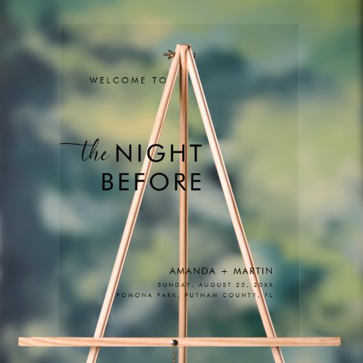 Modern & klassiek repetitie diner bruiloft acryl bord (Neutraal)