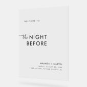 Modern & klassiek repetitie diner bruiloft acryl bord (Hoek)