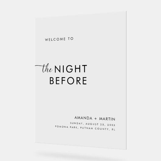 Modern & klassiek repetitie diner bruiloft acryl bord (Hoek)