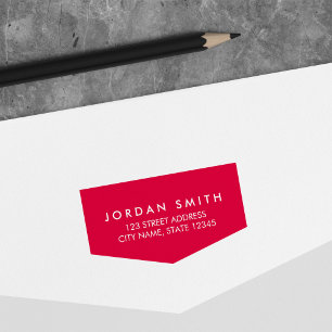 Modern klassieke banner Return-adres Zelfinktende Stempel