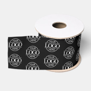 Modern Klein Zakelijk Logo Promotioneel Merk Grosgrain Lint