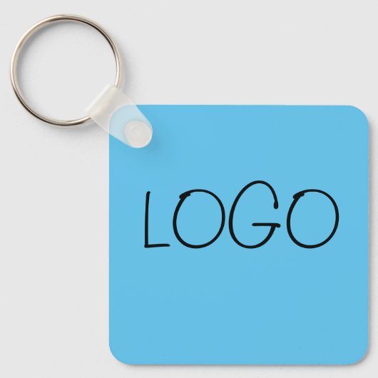 MODERN-kleur: #5EC5F3 | Sky Blue CUTE Sleutelhange Sleutelhanger (Voorkant)