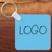 MODERN-kleur: #5EC5F3 | Sky Blue CUTE Sleutelhange Sleutelhanger (Voorkant)