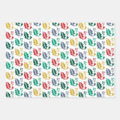 Modern  Kleuren Multi Photo Assortiment Inpakpapier Vel (Voorkant 2)