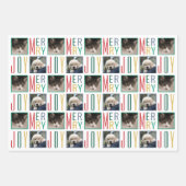 Modern  Kleuren Multi Photo Assortiment Inpakpapier Vel (Voorkant)