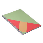 Modern kleurenblok Geo 1 Notitieboek (Rechterzijde)