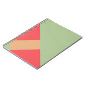 Modern kleurenblok Geo 1 Notitieboek (Linkerzijde)