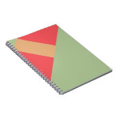 Modern kleurenblok Geo 1 Notitieboek (Rechterzijde)