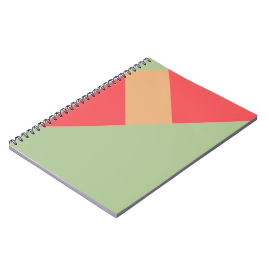 Modern kleurenblok Geo 1 Notitieboek (Linkerzijde)