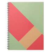 Modern kleurenblok Geo 1 Notitieboek (Voorkant)