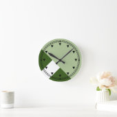 Modern kleurenblok Geo 1 Ronde Klok (Huis)