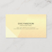 Modern kleurenblok | Trendy stijlvol Visitekaartje (Achterkant)