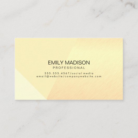 Modern kleurenblok | Trendy stijlvol Visitekaartje (Achterkant)