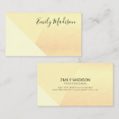 Modern kleurenblok | Trendy stijlvol Visitekaartje (Voorkant / Achterkant)