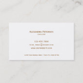 modern kleurenpalet visitekaartje (Achterkant)