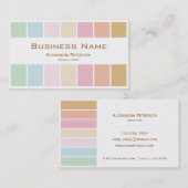 modern kleurenpalet visitekaartje (Voorkant / Achterkant)