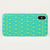 modern kleurig patroon Case-Mate iPhone case (Achterkant (horizontaal))