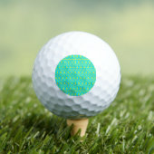 modern kleurig patroon golfballen (Insitu Shirt)