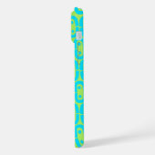 modern kleurig patroon iPhone hoesje (Linkerkant)