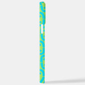 modern kleurig patroon iPhone hoesje (Rechterkant)