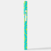 modern kleurig patroon iPhone hoesje (Linkerkant)