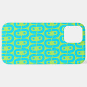 modern kleurig patroon iPhone hoesje (Achterkant horizontaal)