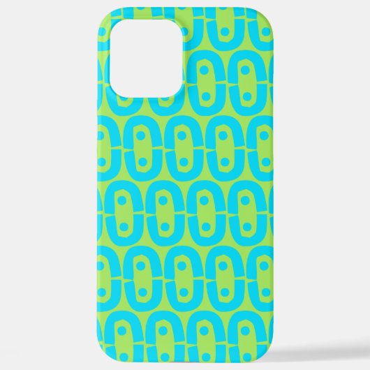 modern kleurig patroon iPhone hoesje (Achterkant)
