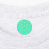 modern kleurig patroon labels (Aangebracht)