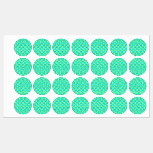 modern kleurig patroon labels (Vel)