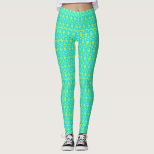 modern kleurig patroon leggings