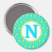 modern kleurig patroon magneet (Voorkant / Achterkant)