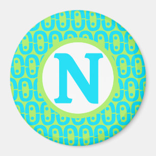 modern kleurig patroon magneet