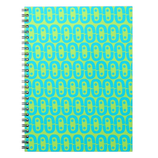 modern kleurig patroon notitieboek (Voorkant)