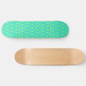 modern kleurig patroon persoonlijk skateboard (Horizontaal)