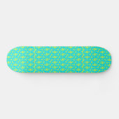modern kleurig patroon persoonlijk skateboard (Horizontaal)