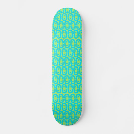 modern kleurig patroon persoonlijk skateboard (Voorkant)