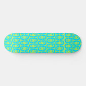 modern kleurig patroon persoonlijk skateboard (Horizontaal)
