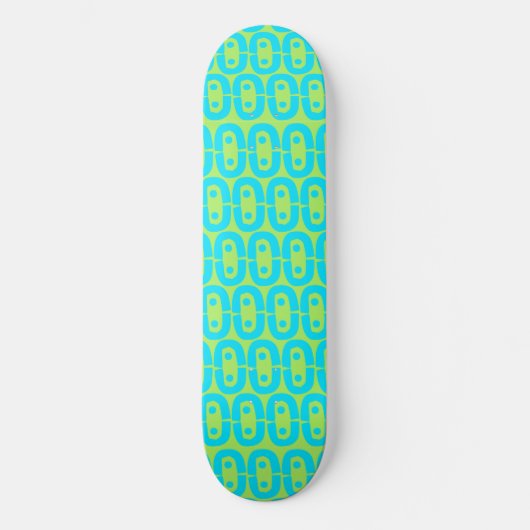 modern kleurig patroon persoonlijk skateboard (Voorkant)