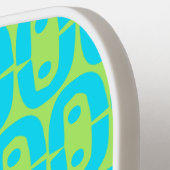 modern kleurig patroon pickleball paddle (Links Detail)