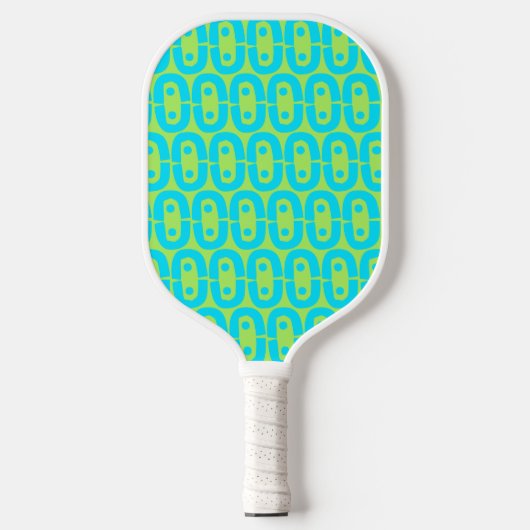 modern kleurig patroon pickleball paddle (Voorkant)