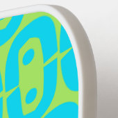 modern kleurig patroon pickleball paddle (Links Detail)