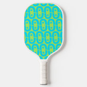modern kleurig patroon pickleball paddle (Voorkant)