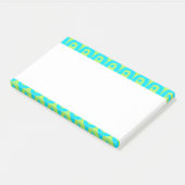 modern kleurig patroon post-it® notes (Schuin)