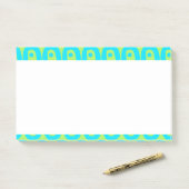 modern kleurig patroon post-it® notes (Op bureau)