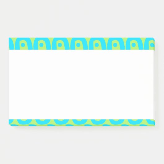 modern kleurig patroon post-it® notes (Voorkant)