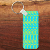 modern kleurig patroon sleutelhanger (Voorkant)