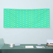 modern kleurig patroon spandoek (Beurs)