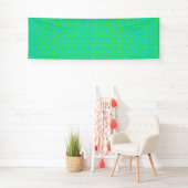 modern kleurig patroon spandoek (Insitu)
